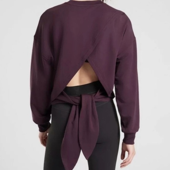 Athleta Tops - Athleta Tie-Back Sweatshirt